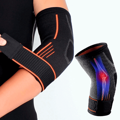 Skorter | Adjustable Elbow Support – Compression Brace with Velcro Closure