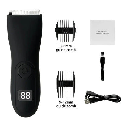 Skorter | Men's body hair trimmer and women's razor with bikini attachment