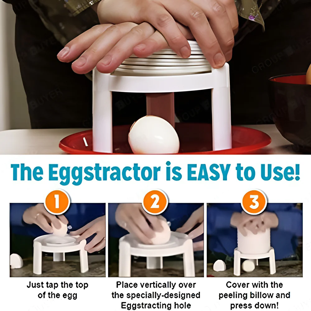 Skorter | Quick & Safe Creative Egg Peeler Tool