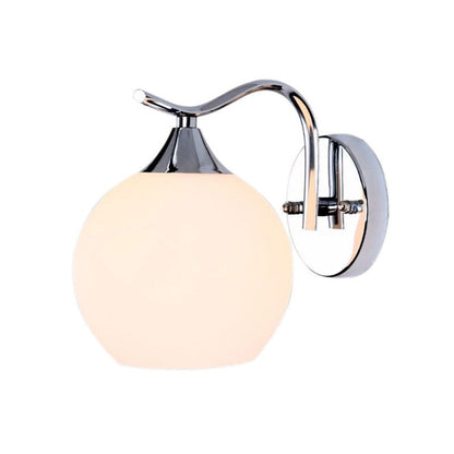 Skorter | SphereGlow - Modern Round Wall Lamp with Glass Sphere