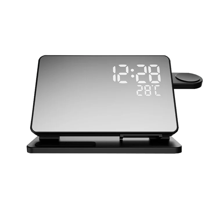 Skorter | 3-in-1 Fast Charging Dock with Alarm Clock