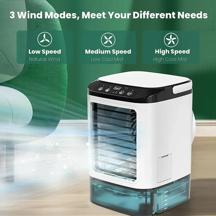 Skorter | 3-Speed Portable Air conditioner with Ultrasonic Cooling