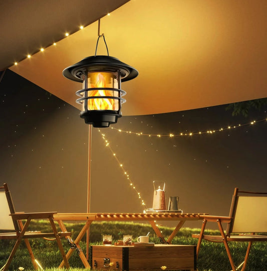 Skorter | Solar Wireless Waterproof Flickering Sun Flame Lantern Light | - WallLant