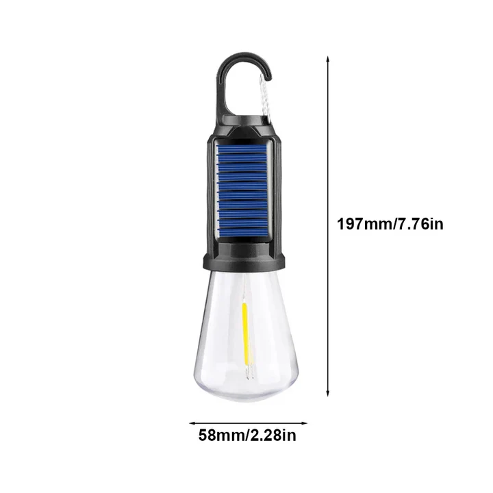 Skorter | Solar Rechargeable Hooked Camping Light