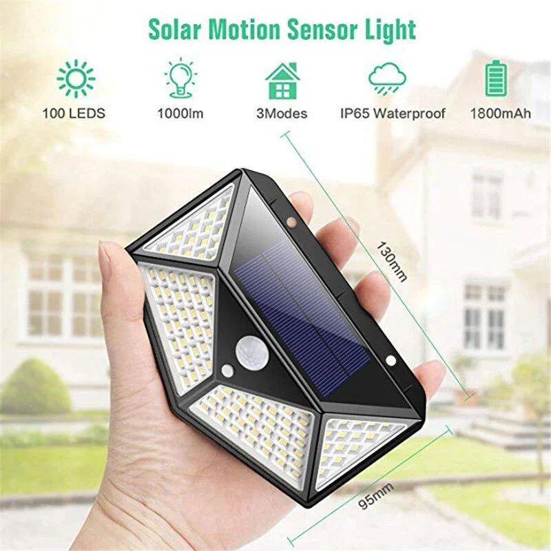 Skorter | Versatile solar light - Weatherproof LED outdoor lamp with motion sensor