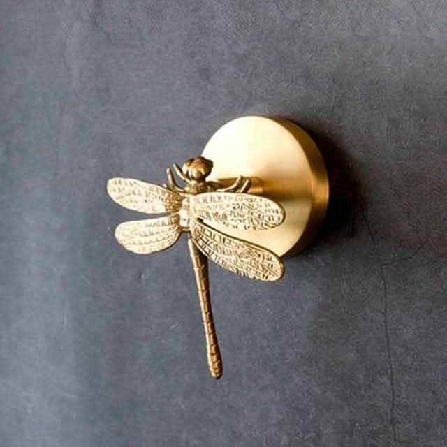 Skorter | Brass Animal Wall Hook Rack Gold Accents