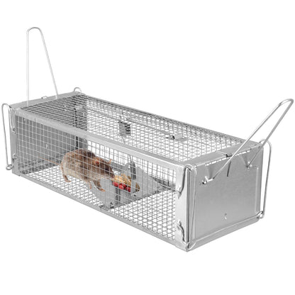 Skorter | Double Door Rat Teft Cag Human with 2 Removable U Form Rod