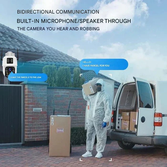 Skorter | GUARDIAN EYE 4K – Wireless Outdoor Security Camera with Solar Panel & 10x Zoom