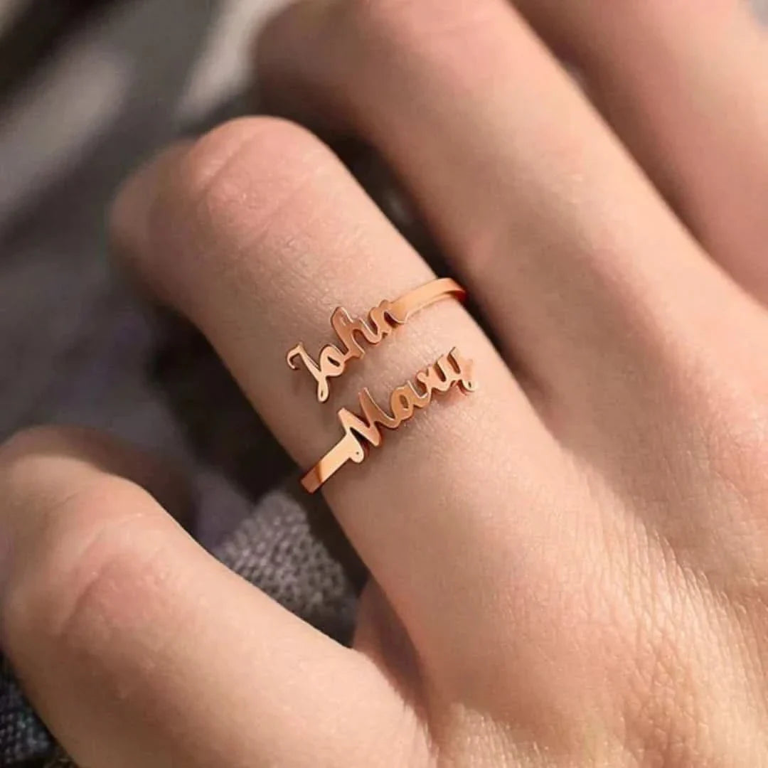 Skorter | Double Name Ring | Carry Your Loved Ones