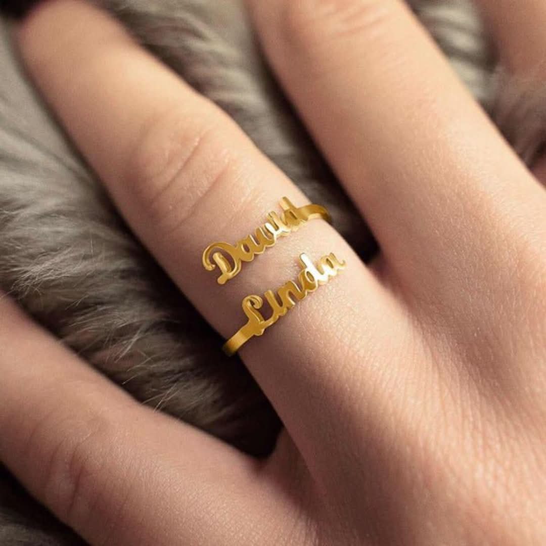 Skorter | Double Name Ring | Carry Your Loved Ones