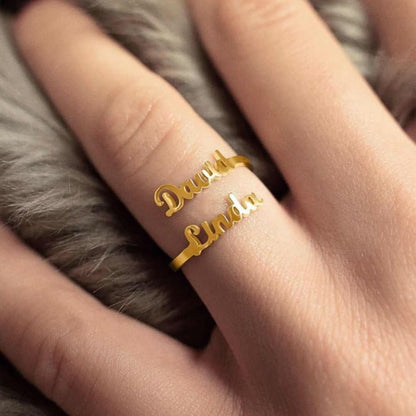 Skorter | Double Name Ring | Carry Your Loved Ones