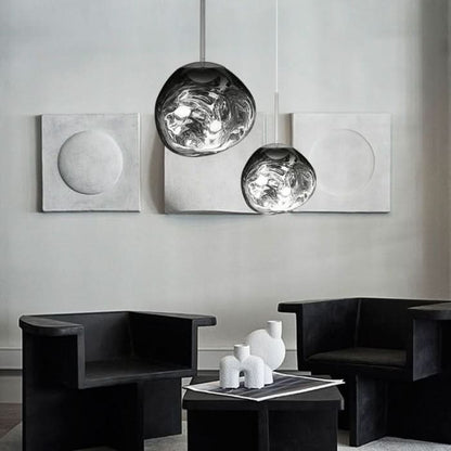 Skorter | Dynamic Acrylic LED Ceiling Lamp with Mirror Finish
