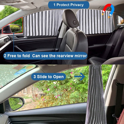 Skorter | Universal Fit Magnetic Car Side Window Privacy Sunshade