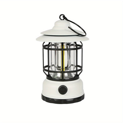 Skorter | RetroLight - Dimmable Outdoor Camping Lantern with USB, Rechargeable LED Lighting