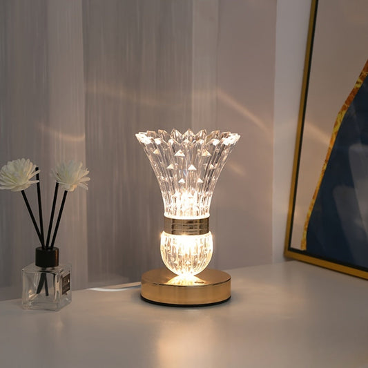 Skorter | VaseLight - LED Crystal Table Lamp with Dimmable Ambiance