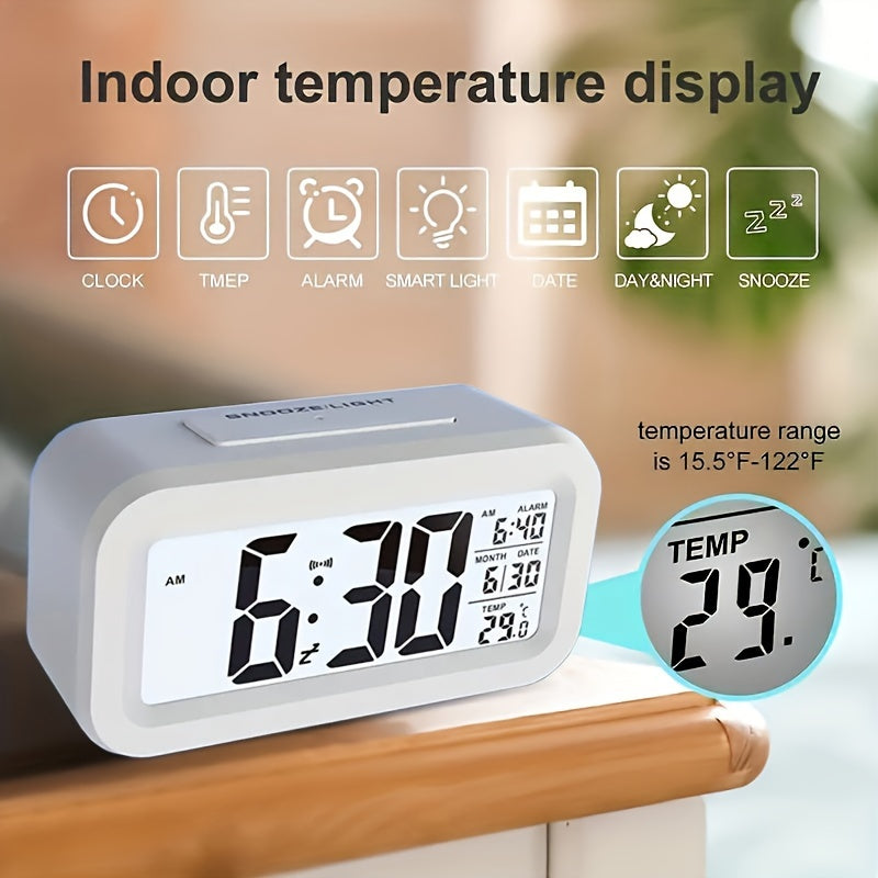 Skorter | SmartGlow - Digital Clock with Large Screen and Night Light