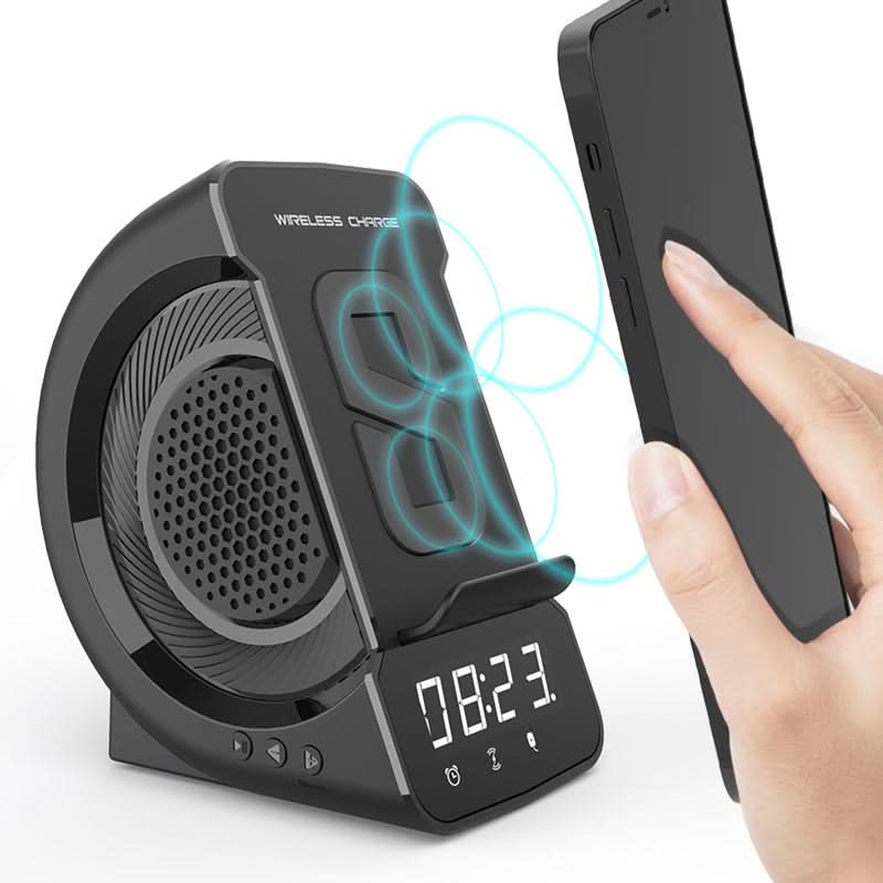 Skorter | BRYN - Alarm clock with portable speaker and wireless charger