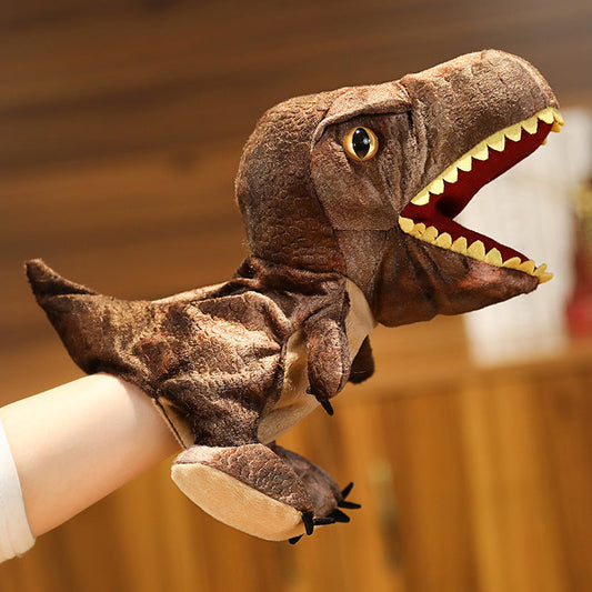 Skorter | Dinosaur Hand Puppet-Brown