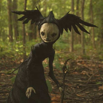 Skorter | DarkWitch Statues – Dark Resin Witch Statues for Halloween & Gothic Decoration