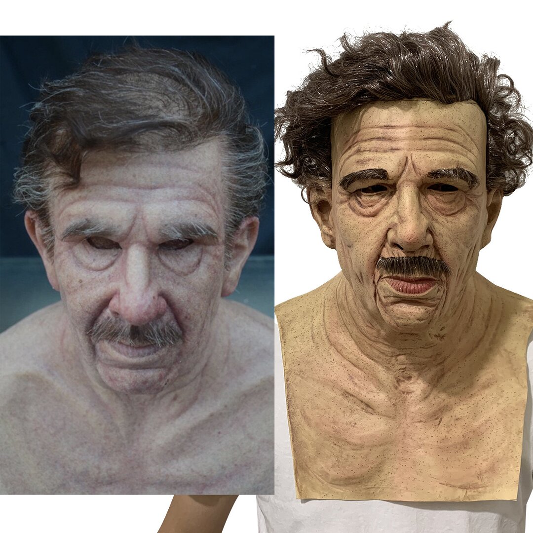 Skorter | Creepy Old Man Mask – Realistic Latex Halloween Mask for Adults