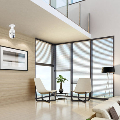 Skorter | E27 WiFi Bulb Camera 1080P FHD WiFi IP Pan Tilt Security Surveillance Camera