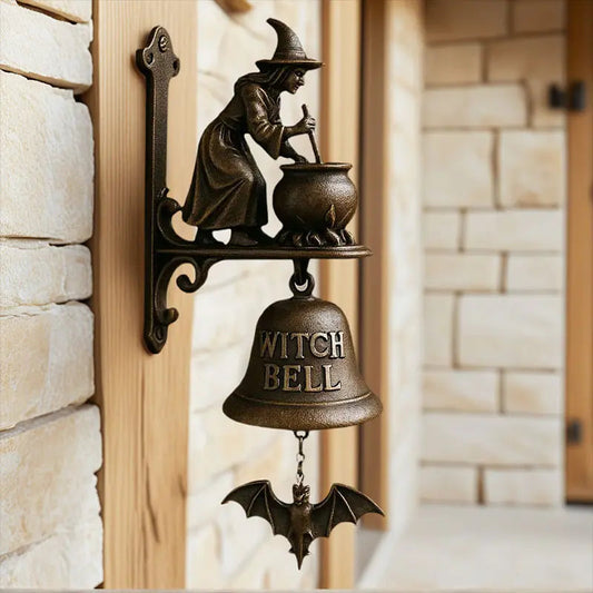 Skorter | Antique Witch Doorbell Luna – Weatherproof Decorative Doorbell for Indoor and Outdoor