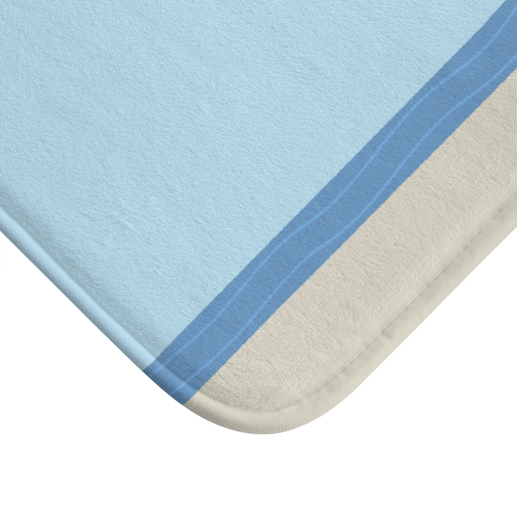 Skorter | Boat in the Ocean Bath Mat