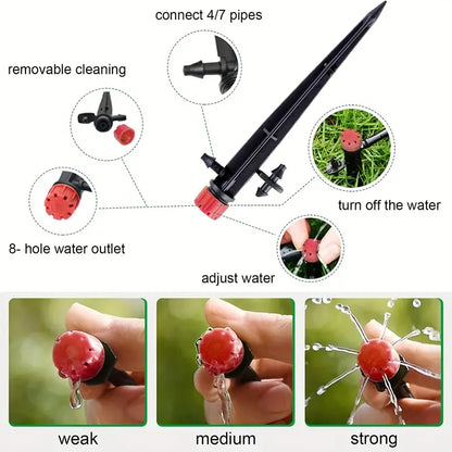 Skorter | Automatic drip irrigation system for plants – Complete set for garden and balcony