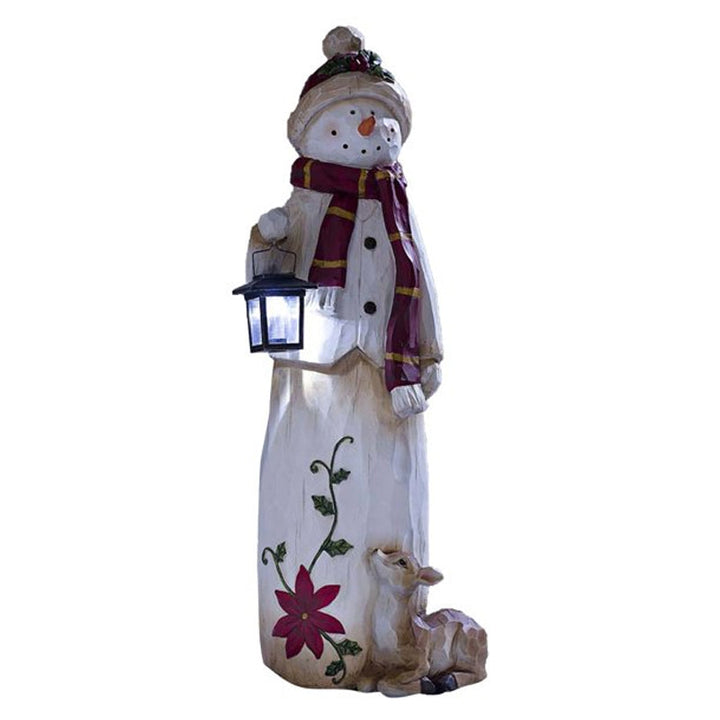 skorter | Forest Snowman With Solar Lantern