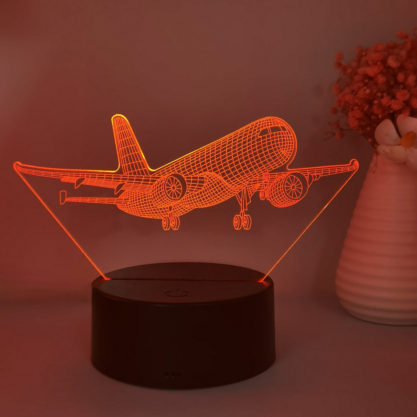 Skorter | SkyGlow - 3D Fly Acrylic Night Light with USB, LED Table Lamp