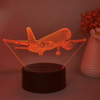Skorter | SkyGlow - 3D Fly Acrylic Night Light with USB, LED Table Lamp