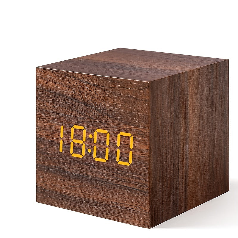 Skorter | WoodTime - Wooden Alarm Clock with LED Display