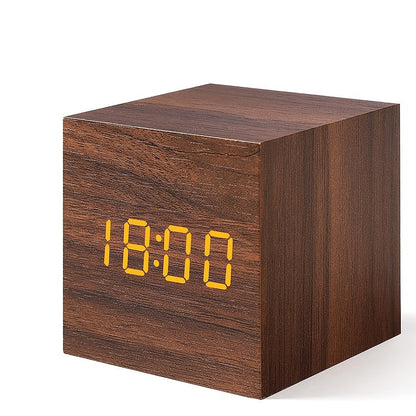 Skorter | WoodTime - Wooden Alarm Clock with LED Display
