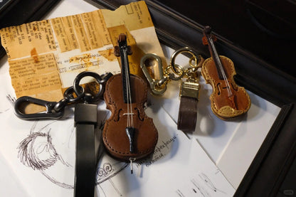 Skorter | Crafted Leather Violin & Cello Keychain