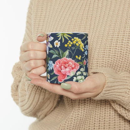 Skorter | Floral Coffee Tea Mug