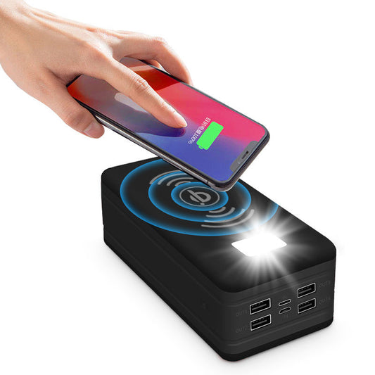 Skorter | Massive 50000 mAh Capacity Wireless Solar Power Bank