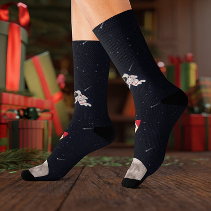 Skorter | and Space Funny Novelty Socks
