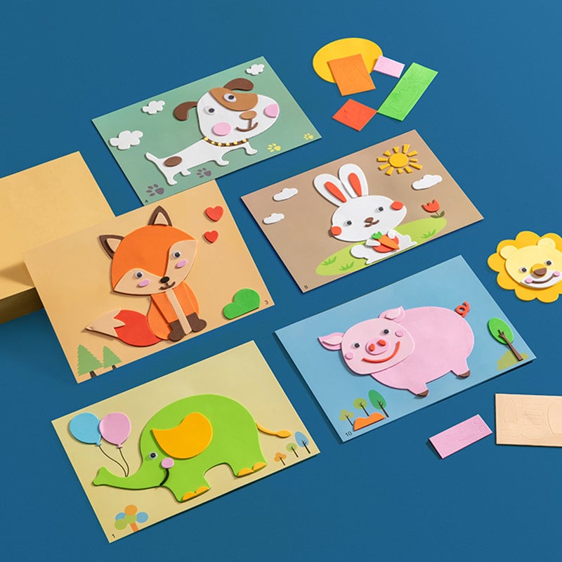Skorter | 3D Foam Sticker Puzzle Game DIY Animal Children's Education Toys