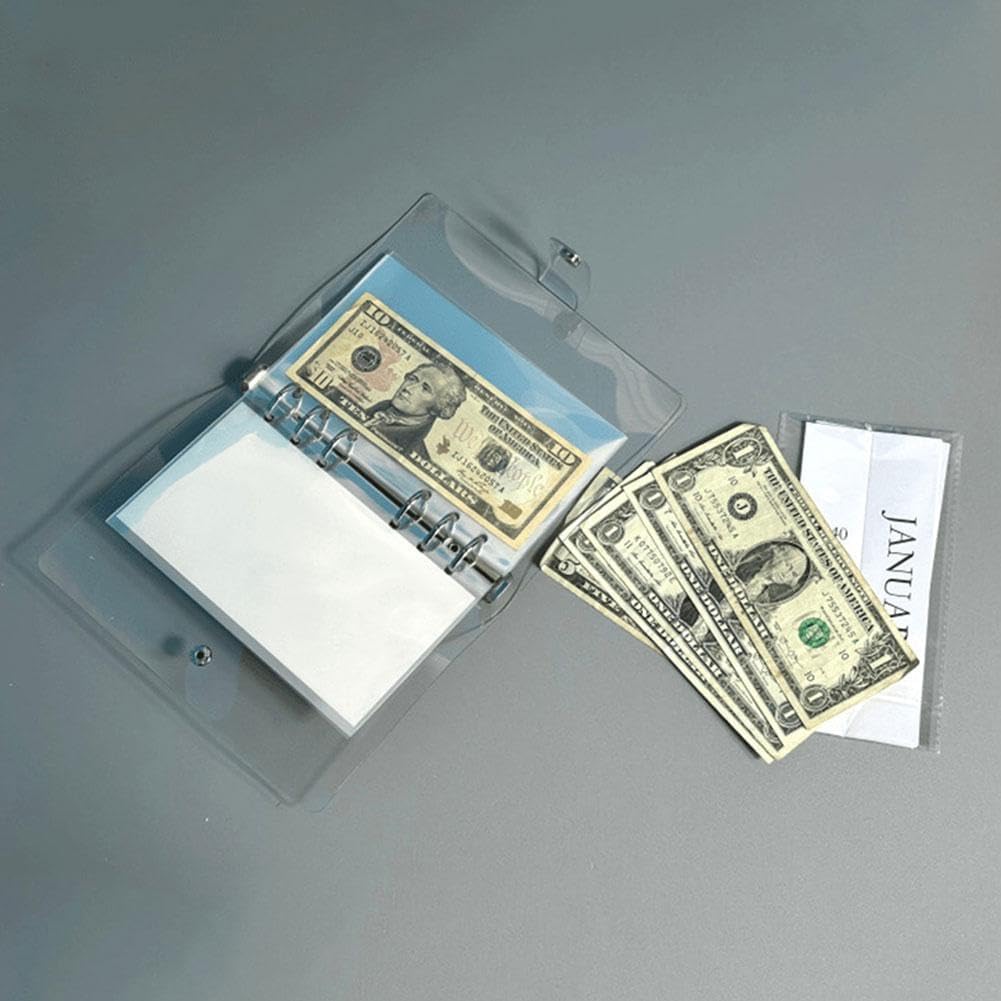 Skorter | 12-Month Envelopes Money-Saving Challenges Binder