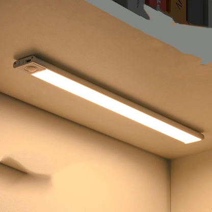 Skorter | Ultra-Thin LED GlowLight – USB Rechargeable Motion Sensor Cabinet Light with Magnetic Backing for Kitchen, Wardrobe, or Closets