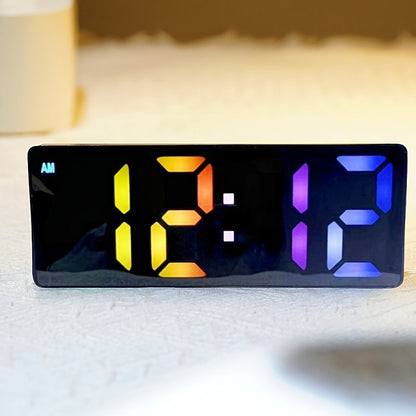 Skorter | DigiTime - Modern LED Alarm Clock with Date Display and Adjustable Brightness