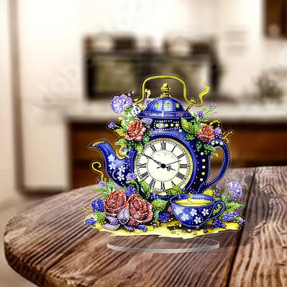 Skorter | DecoClock - Elegant Acrylic Teapot Clock