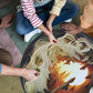 Skørter | 3D Visual Dawn Inside a Cave - 1000 Pieces Round Puzzle