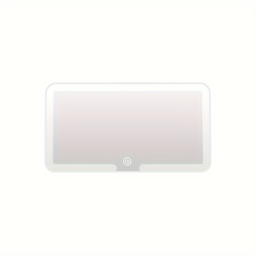 Skorter | Car Sunshade Makeup Mirror with 3 Light Modes – LED Adjustable, USB Charging Capability, Portable Design