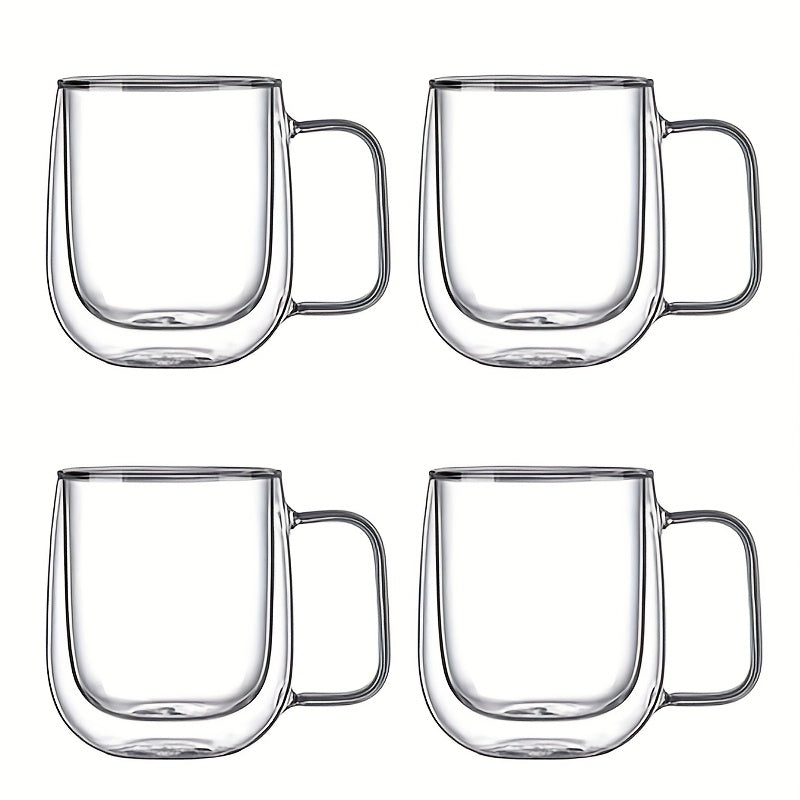 Skorter | ThermoSip Double-walled Glass Mug – Borosilicate Glass, Heat Resistant & Elegant
