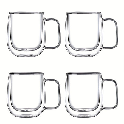 Skorter | ThermoSip Double-walled Glass Mug – Borosilicate Glass, Heat Resistant & Elegant