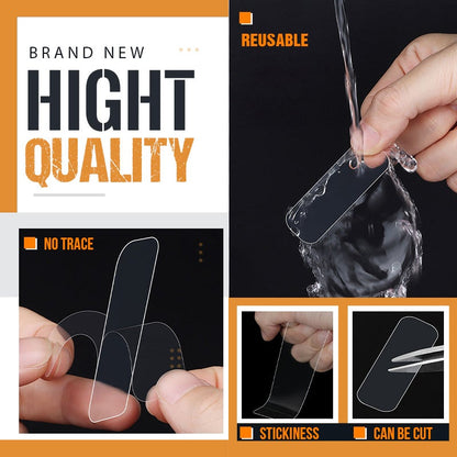 Skorter | 60 PCS Reusable Waterproof Double Sided Adhesive Tape