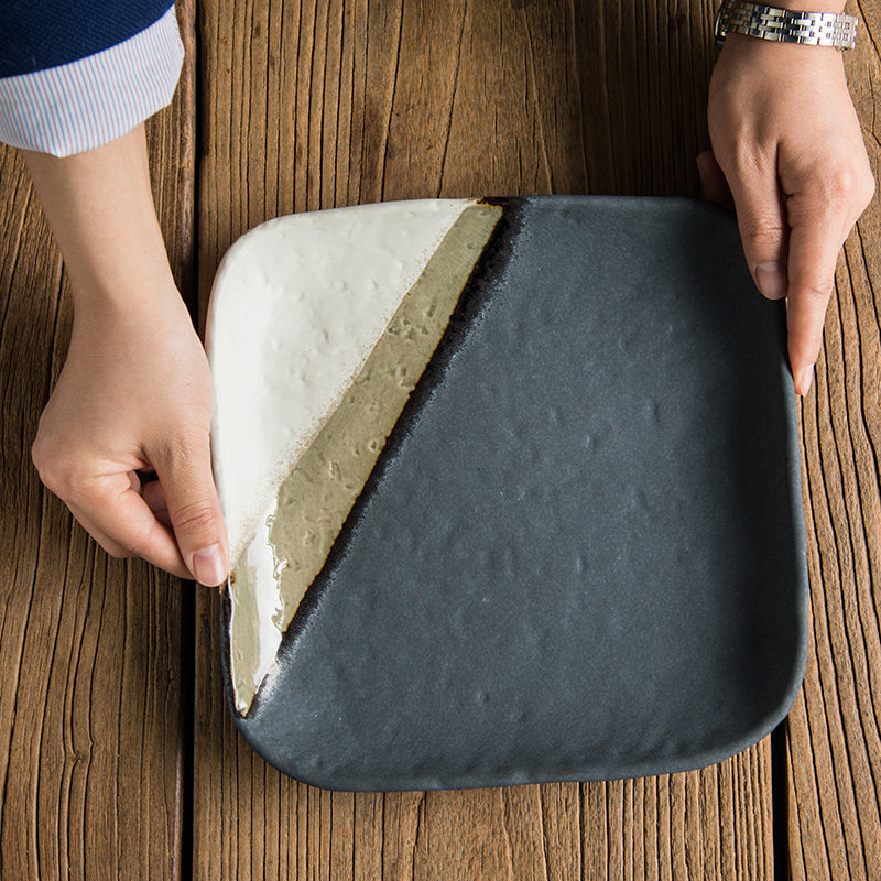 Skorter square plate - Ceramic