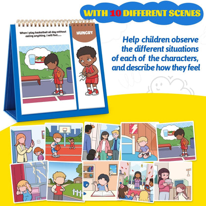 Skorter |  Children's Feelings and Emotions Book – A Fun Flipbook for Emotional Awareness!