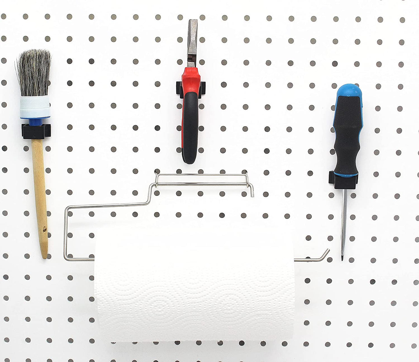 Skorter | 150 Piece Pegboard Hooks Assortment, Metal Pegboard Hooks, Plastic Bins, and Peg Locks for Organizing Tools